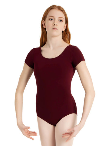 Capezio - Women's Short Sleeve Cotton Leotard