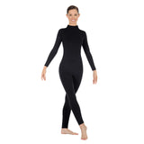 Unisex Mock Neck Long Sleeve Unitard