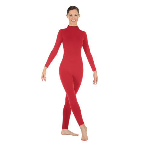 Unisex Mock Neck Long Sleeve Unitard