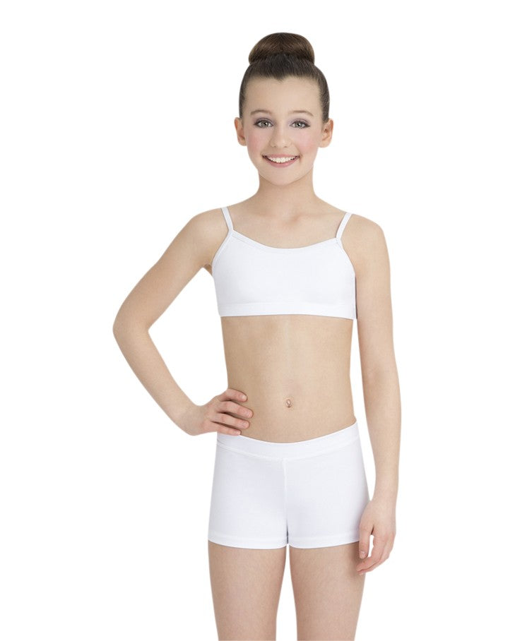 Buy D'chica Girls White Short Sports Bra online